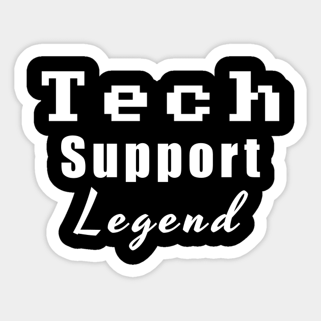 Tech Support Legend Sticker by Mamon